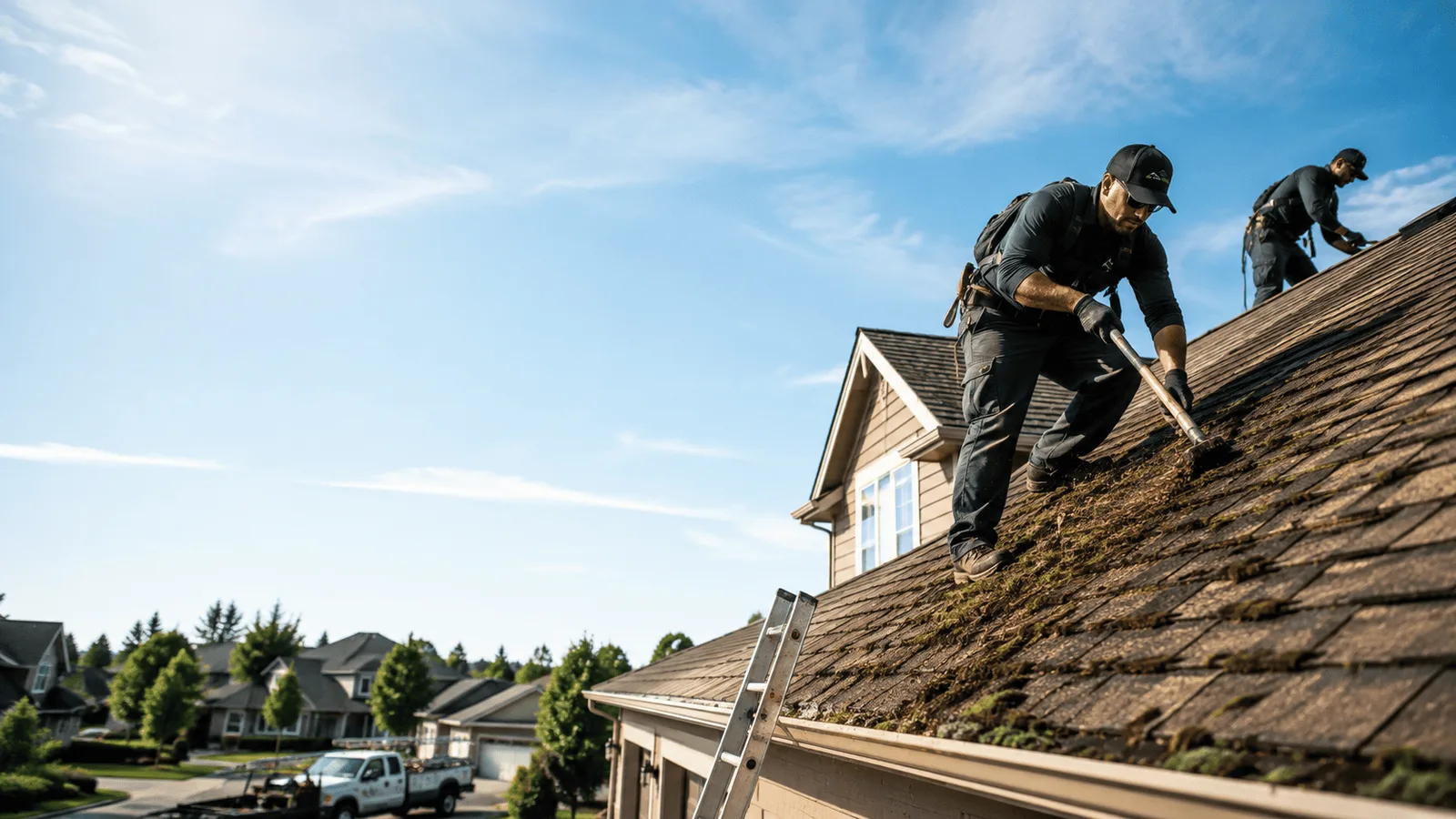 Roof Moss Removal in Mountainside, NJ near me
